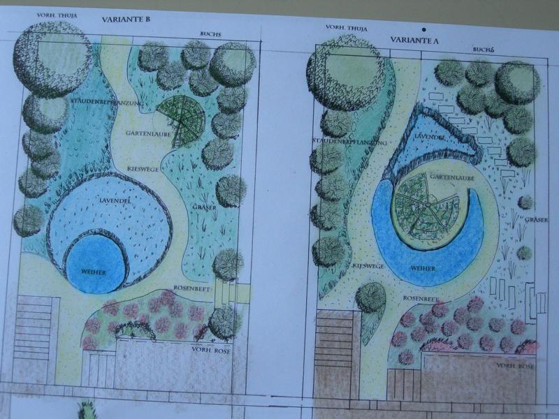 Gartenplan modern